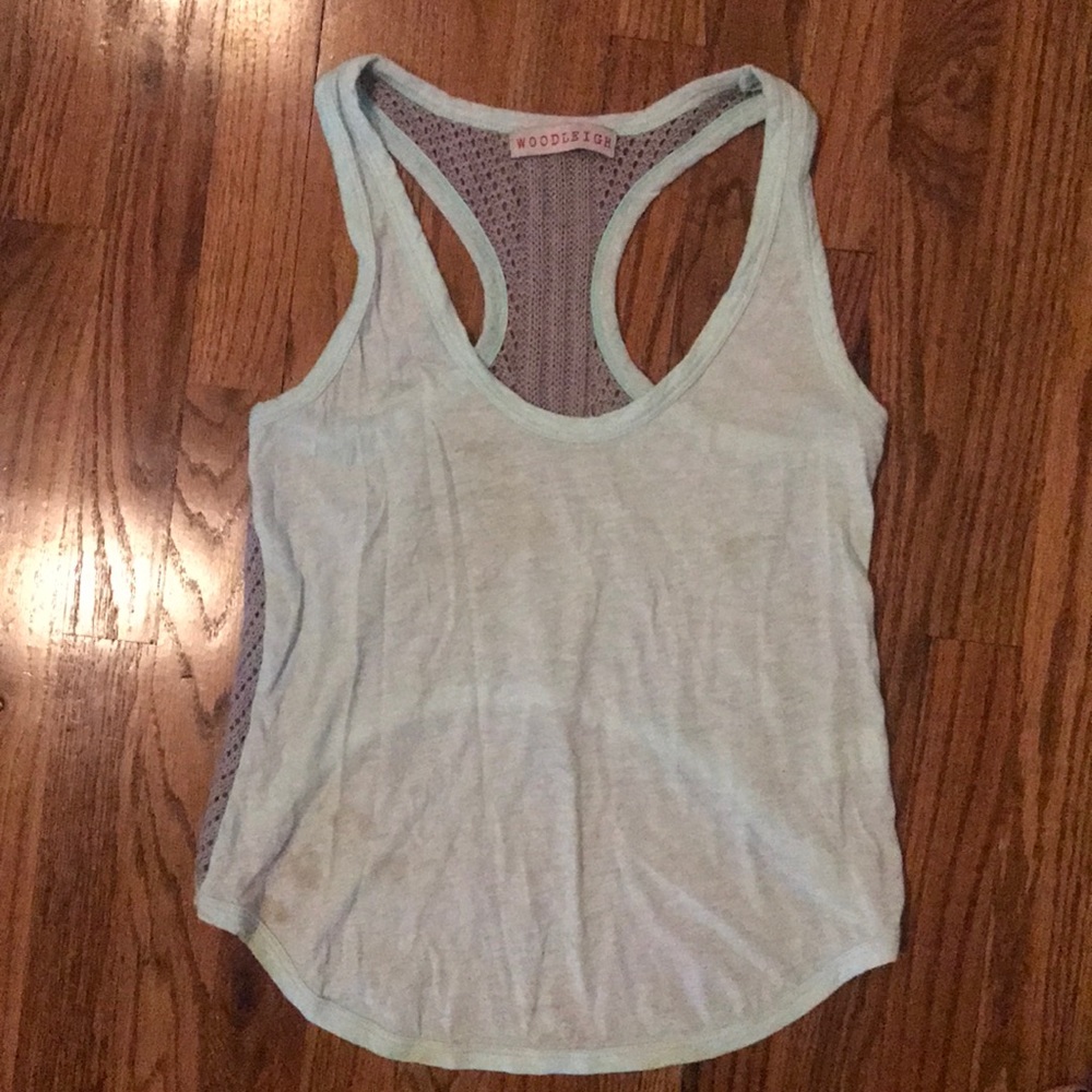 Woodleigh crotchet back tank size XS